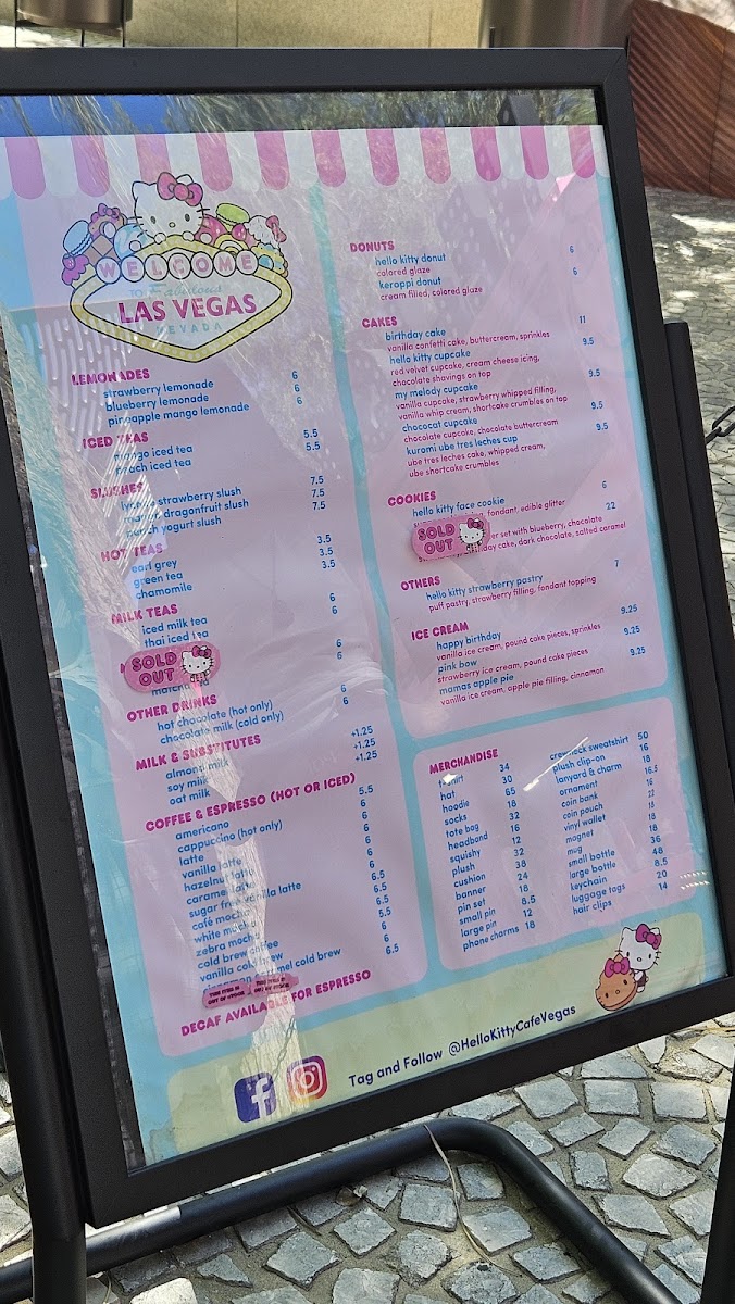 Hello Kitty Cafe at The Park MGM Las Vegas Menu - Image 4